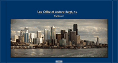 Desktop Screenshot of berghlaw.com