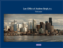 Tablet Screenshot of berghlaw.com